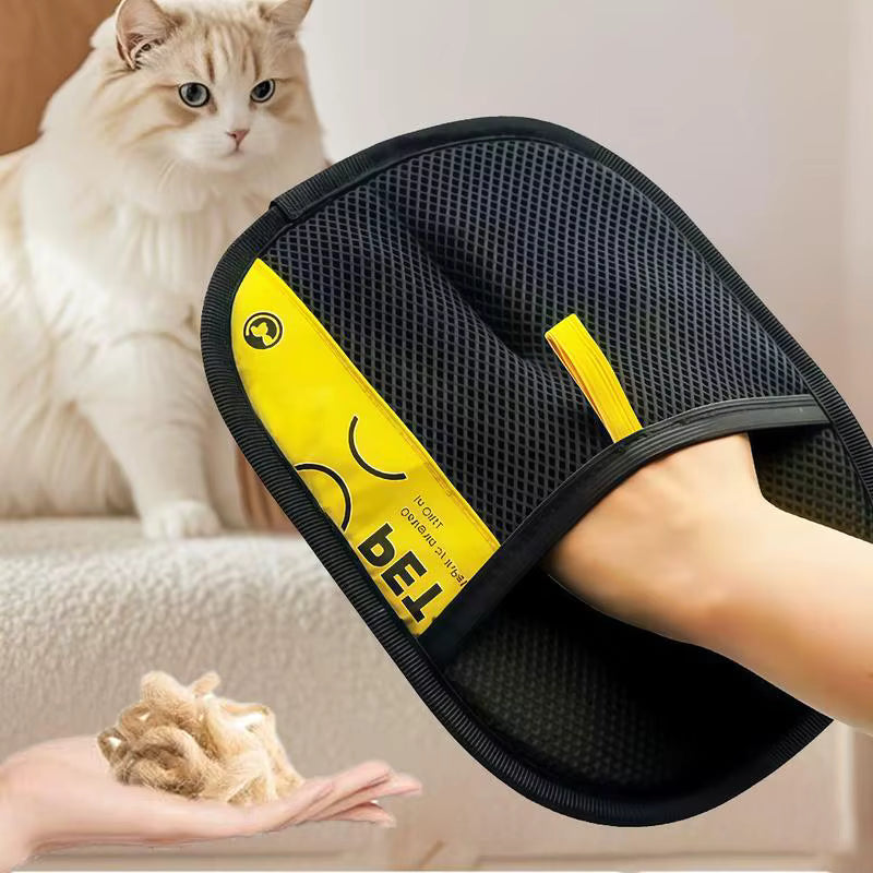Gant Anti-Poils pour Chats et Chiens – Gant Électrostatique Attrape-Poils | La Brosse Magique